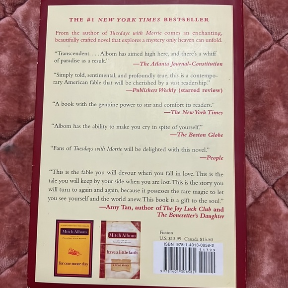 The five people you meet in heaven by Mitch Albom book - Picture 2 of 2